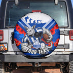 Personalised North Melbourne Kangaroos ANZAC Spare Tire Cover Military Remembrance Australian Football Mascot Camouflage