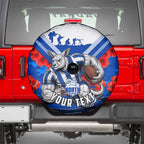 Personalised North Melbourne Kangaroos ANZAC Spare Tire Cover Military Remembrance Australian Football Mascot Camouflage
