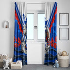 Personalised North Melbourne Kangaroos ANZAC Window Curtain Military Remembrance Australian Football Mascot Camouflage