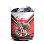 Personalised St Kilda Saints ANZAC Laundry Basket Military Remembrance Australian Football Mascot Camouflage