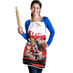 Personalised St Kilda Saints ANZAC Apron Military Remembrance Australian Football Mascot Camouflage