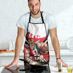 Personalised St Kilda Saints ANZAC Apron Military Remembrance Australian Football Mascot Camouflage