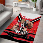 Personalised St Kilda Saints ANZAC Area Rug Military Remembrance Australian Football Mascot Camouflage