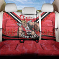 Personalised St Kilda Saints ANZAC Back Car Seat Cover Military Remembrance Australian Football Mascot Camouflage