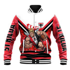 Personalised St Kilda Saints ANZAC Baseball Jacket Military Remembrance Australian Football Mascot Camouflage