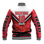 Personalised St Kilda Saints ANZAC Baseball Jacket Military Remembrance Australian Football Mascot Camouflage