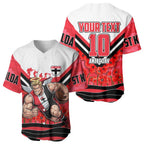 Personalised St Kilda Saints ANZAC Baseball Jersey Military Remembrance Australian Football Mascot Camouflage