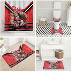 Personalised St Kilda Saints ANZAC Bathroom Set Military Remembrance Australian Football Mascot Camouflage
