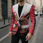 Personalised St Kilda Saints ANZAC Blazer Military Remembrance Australian Football Mascot Camouflage