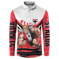 Personalised St Kilda Saints ANZAC Button Sweatshirt Military Remembrance Australian Football Mascot Camouflage