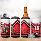 Personalised St Kilda Saints ANZAC 4 in 1 Can Cooler Tumbler Military Remembrance Australian Football Mascot Camouflage