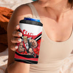 Personalised St Kilda Saints ANZAC 4 in 1 Can Cooler Tumbler Military Remembrance Australian Football Mascot Camouflage