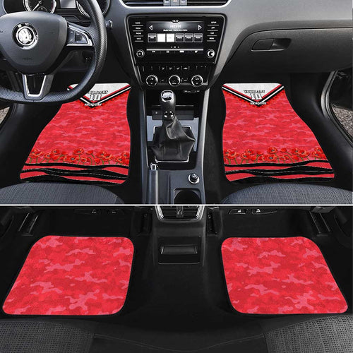 Personalised St Kilda Saints ANZAC Car Mats Military Remembrance Australian Football Mascot Camouflage
