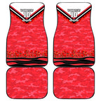 Personalised St Kilda Saints ANZAC Car Mats Military Remembrance Australian Football Mascot Camouflage