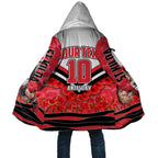 Personalised St Kilda Saints ANZAC Cloak Military Remembrance Australian Football Mascot Camouflage