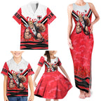 Personalised St Kilda Saints ANZAC Family Matching Tank Maxi Dress and Hawaiian Shirt Military Remembrance Australian Football Mascot Camouflage