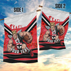 Personalised St Kilda Saints ANZAC Garden Flag Military Remembrance Australian Football Mascot Camouflage