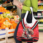 Personalised St Kilda Saints ANZAC Grocery Bag Military Remembrance Australian Football Mascot Camouflage