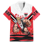 Personalised St Kilda Saints ANZAC Hawaiian Shirt Military Remembrance Australian Football Mascot Camouflage