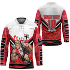 Personalised St Kilda Saints ANZAC Hockey Jersey Military Remembrance Australian Football Mascot Camouflage