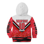 Personalised St Kilda Saints ANZAC Kid Hoodie Military Remembrance Australian Football Mascot Camouflage