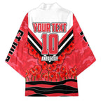 Personalised St Kilda Saints ANZAC Kimono Military Remembrance Australian Football Mascot Camouflage