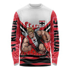 Personalised St Kilda Saints ANZAC Long Sleeve Shirt Military Remembrance Australian Football Mascot Camouflage