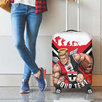 Personalised St Kilda Saints ANZAC Luggage Cover Military Remembrance Australian Football Mascot Camouflage