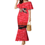Personalised St Kilda Saints ANZAC Mermaid Dress Military Remembrance Australian Football Mascot Camouflage