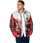 Personalised St Kilda Saints ANZAC Padded Jacket Military Remembrance Australian Football Mascot Camouflage