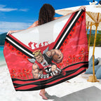 Personalised St Kilda Saints ANZAC Sarong Military Remembrance Australian Football Mascot Camouflage