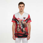 Personalised St Kilda Saints ANZAC Scrub Top Military Remembrance Australian Football Mascot Camouflage