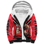 Personalised St Kilda Saints ANZAC Sherpa Hoodie Military Remembrance Australian Football Mascot Camouflage