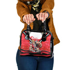 Personalised St Kilda Saints ANZAC Shoulder Handbag Military Remembrance Australian Football Mascot Camouflage