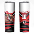 Personalised St Kilda Saints ANZAC Skinny Tumbler Military Remembrance Australian Football Mascot Camouflage