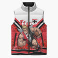 Personalised St Kilda Saints ANZAC Sleeveless Puffer Jacket Military Remembrance Australian Football Mascot Camouflage