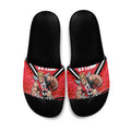 Personalised St Kilda Saints ANZAC Slide Sandals Military Remembrance Australian Football Mascot Camouflage