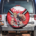 Personalised St Kilda Saints ANZAC Spare Tire Cover Military Remembrance Australian Football Mascot Camouflage