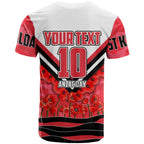 Personalised St Kilda Saints ANZAC T Shirt Military Remembrance Australian Football Mascot Camouflage