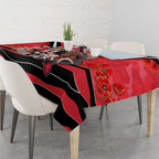 Personalised St Kilda Saints ANZAC Tablecloth Military Remembrance Australian Football Mascot Camouflage