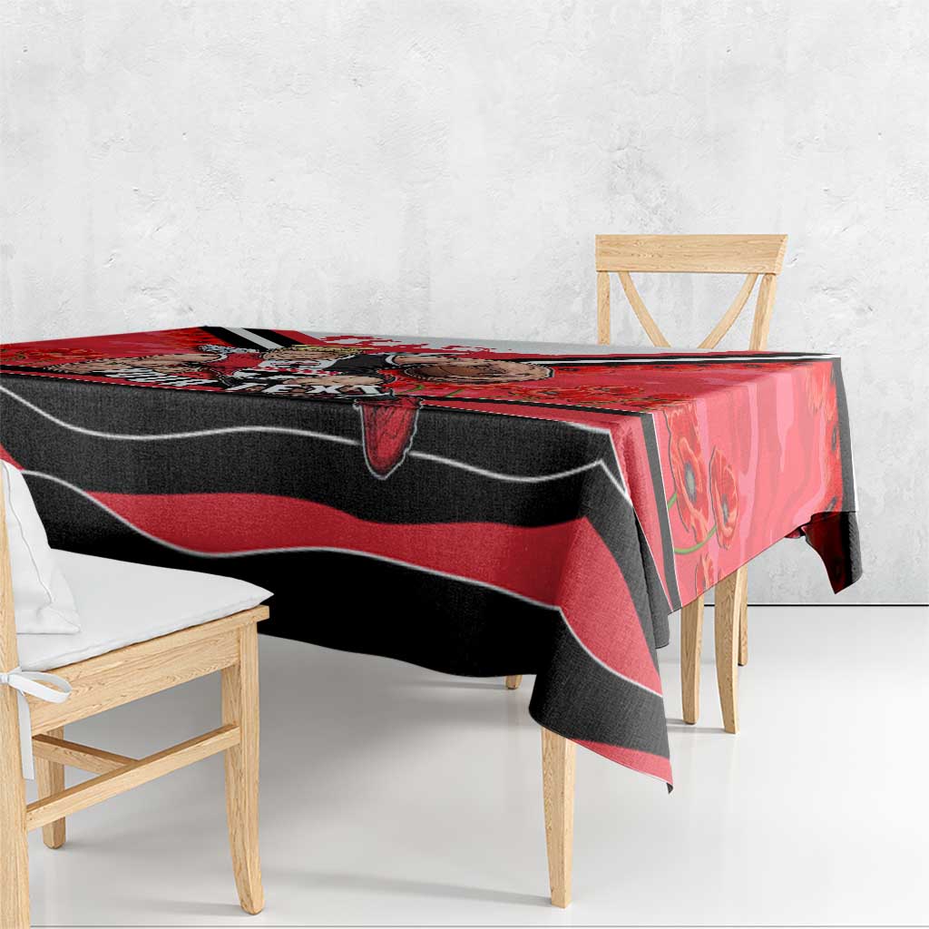 Personalised St Kilda Saints ANZAC Tablecloth Military Remembrance Australian Football Mascot Camouflage