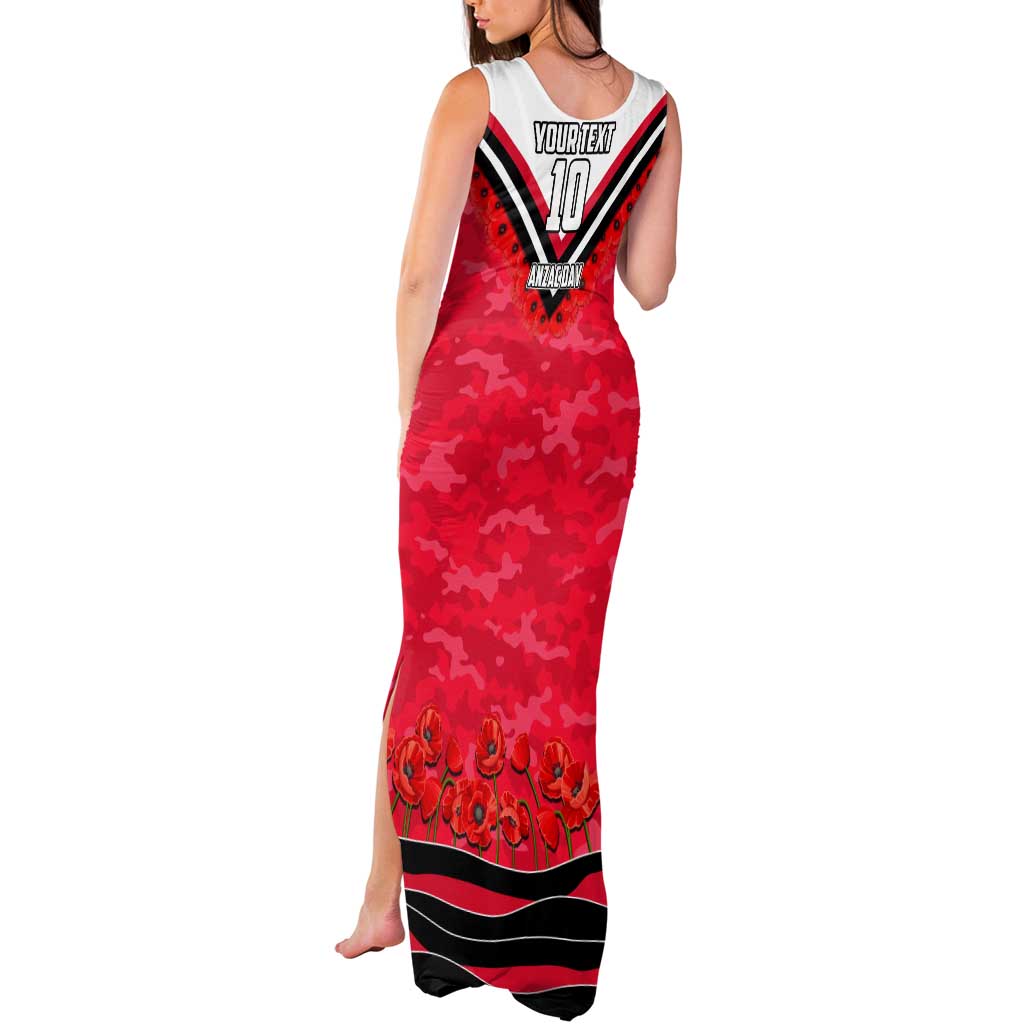 Personalised St Kilda Saints ANZAC Tank Maxi Dress Military Remembrance Australian Football Mascot Camouflage