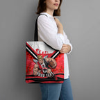 Personalised St Kilda Saints ANZAC Tote Bag Military Remembrance Australian Football Mascot Camouflage