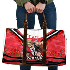 Personalised St Kilda Saints ANZAC Travel Bag Military Remembrance Australian Football Mascot Camouflage