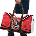 Personalised St Kilda Saints ANZAC Travel Bag Military Remembrance Australian Football Mascot Camouflage