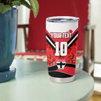Personalised St Kilda Saints ANZAC Tumbler Cup Military Remembrance Australian Football Mascot Camouflage
