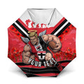 Personalised St Kilda Saints ANZAC Umbrella Military Remembrance Australian Football Mascot Camouflage