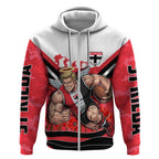Personalised St Kilda Saints ANZAC Zip Hoodie Military Remembrance Australian Football Mascot Camouflage