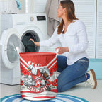 Personalised Sydney Swans ANZAC Laundry Basket Military Remembrance Australian Football Mascot Camouflage