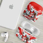 Personalised Sydney Swans ANZAC AirPods Case Military Remembrance Australian Football Mascot Camouflage